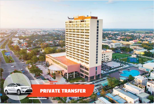 To or from Hoi An city center and Tam Ky city private transfer