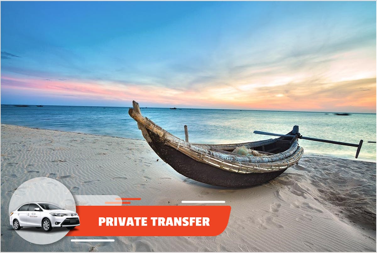 Private transfer Phu Bai Airport to Pilgrimage or Thuan An or opposite