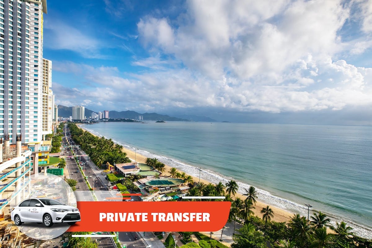 Private transfer from Cam Ranh Airport to hotel in Nha Trang city center