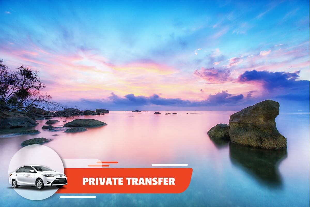 Privévervoer tussen de luchthaven van Phu Quoc en de stad Duong Dong