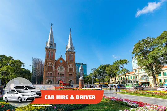 Ho Chi Minh city car hire with driver half-day