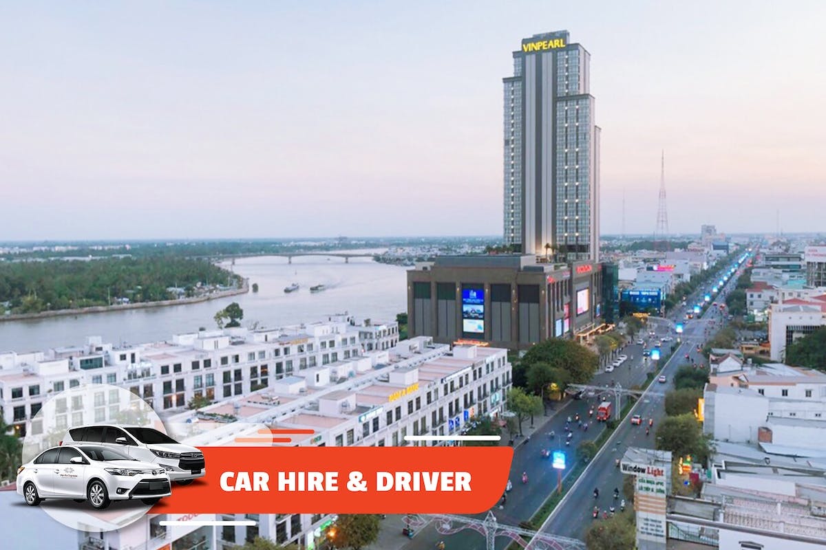 Ganztägige Autovermietung mit Fahrer von Ho-Chi-Minh-Stadt nach Can Tho