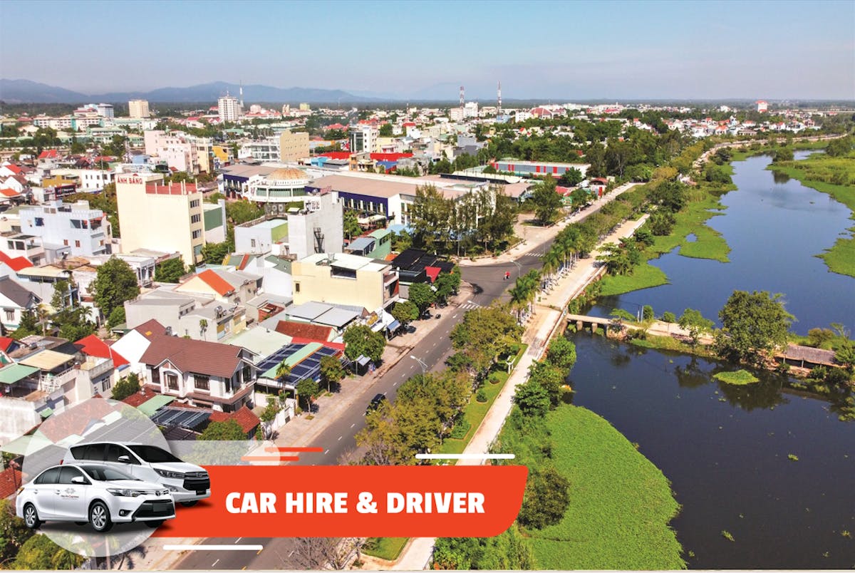 Halve dag autohuur met chauffeur van het stadscentrum van Hoi An naar Tam Ky