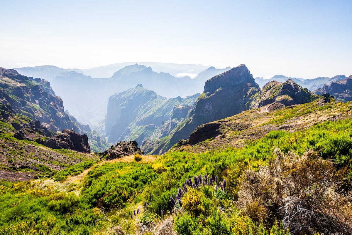 Begeleide wandeltocht van een hele dag naar Pico do Arieiro en Pico Ruivo