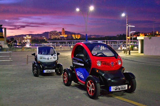 Malaga electric car night tour