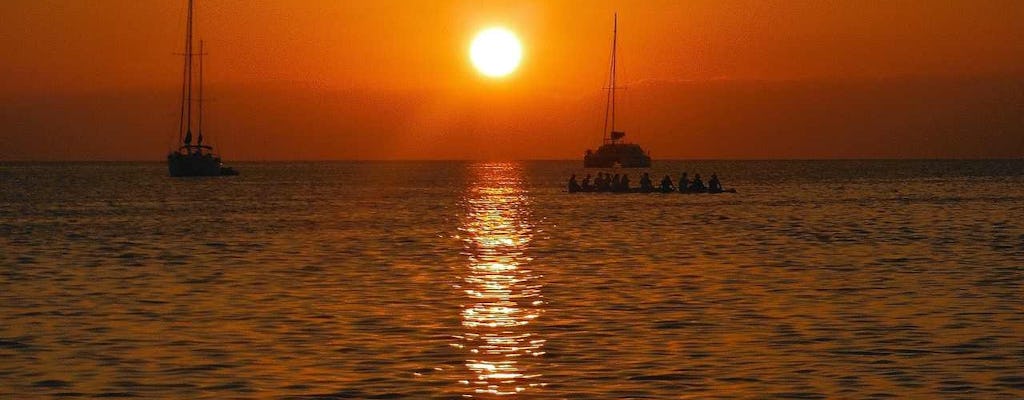 Catamarancruise bij zonsondergang in Calpe