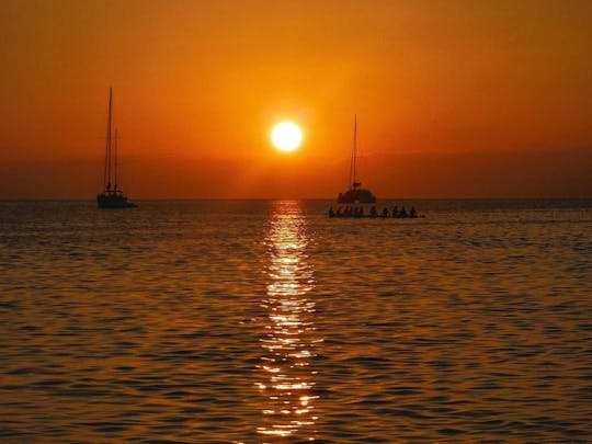 Catamarancruise bij zonsondergang in Calpe