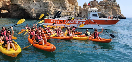 Kayak adventure in Ponta da Piedade