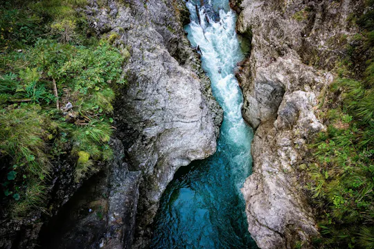 Canyoning beginner tour through the Hachle Canyon in Imst