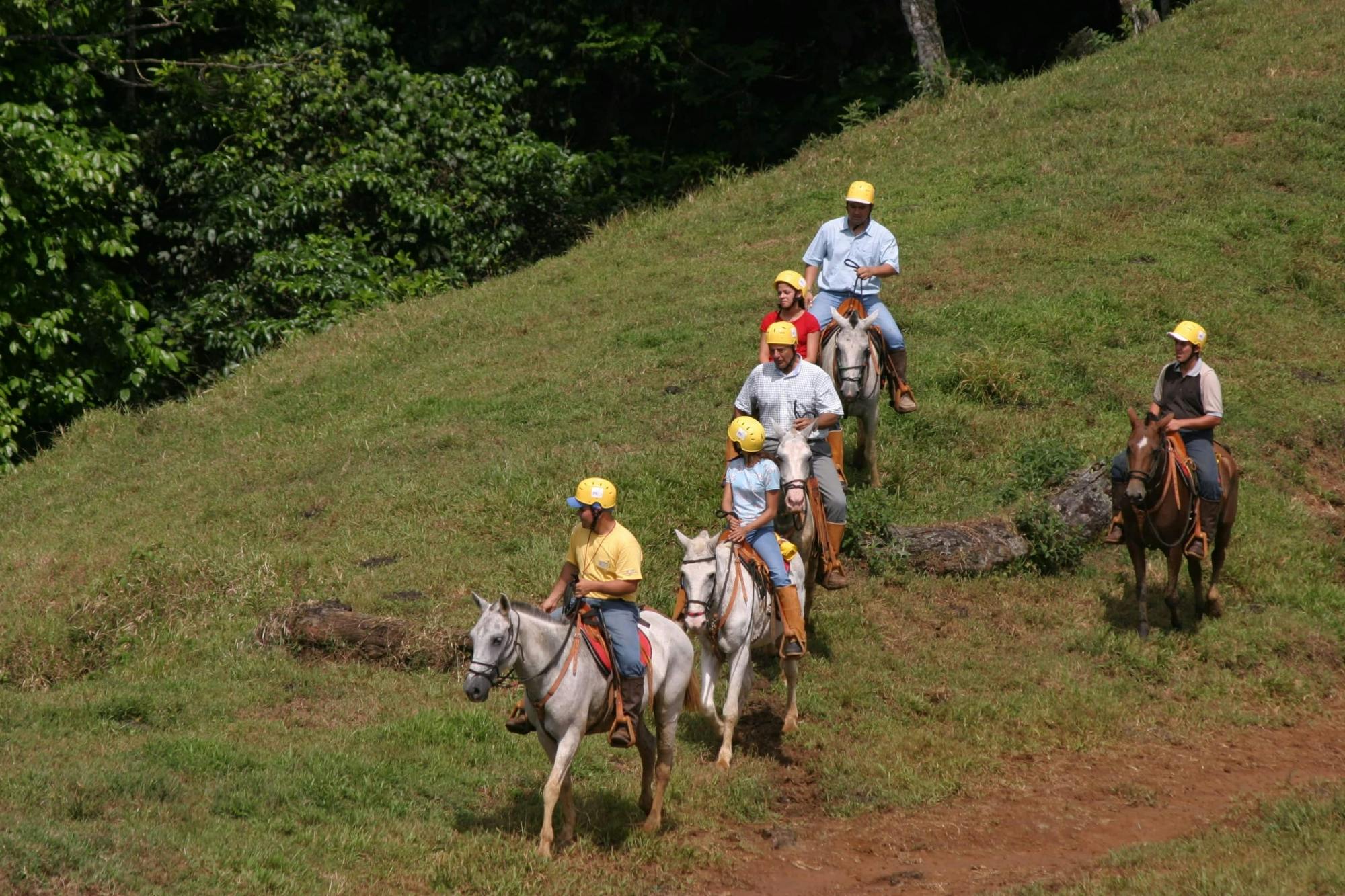 Braulio Carrillo National Park Zip Line & Horse Riding Combo