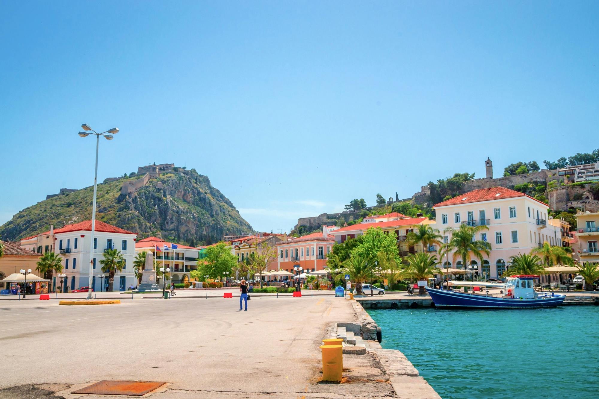 Czas wolny w mieście Nauplion i zwiedzanie zamku Palamidi