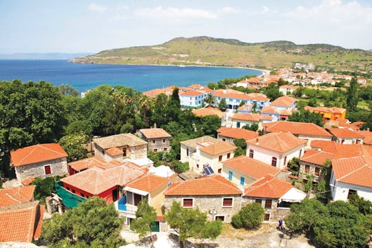 Wycieczka na południe Lesbos z miejscowością Plomari i degustacją ouzo
