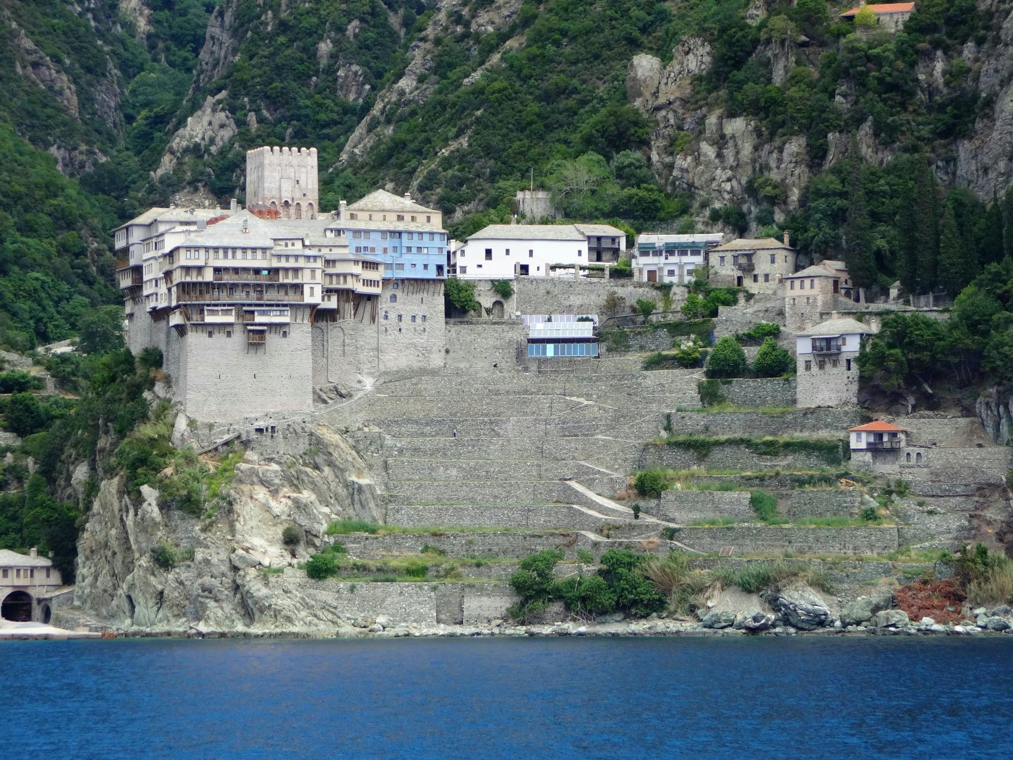 Mount Athos & Banana Beach Boat Cruise with Transfer