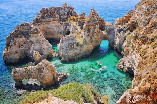Guided boat tours to the grottos of Ponta da Piedade in Lagos