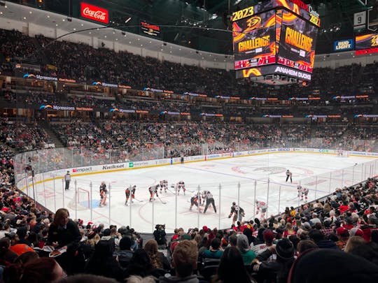 Anaheim Ducks ice hockey game ticket at Honda Center