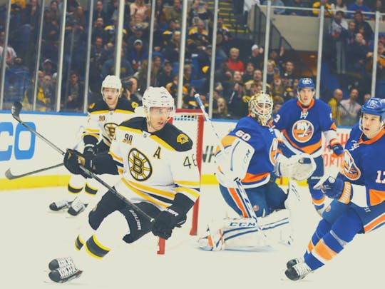 Ticket für das Eishockeyspiel der Boston Bruins im TD Garden