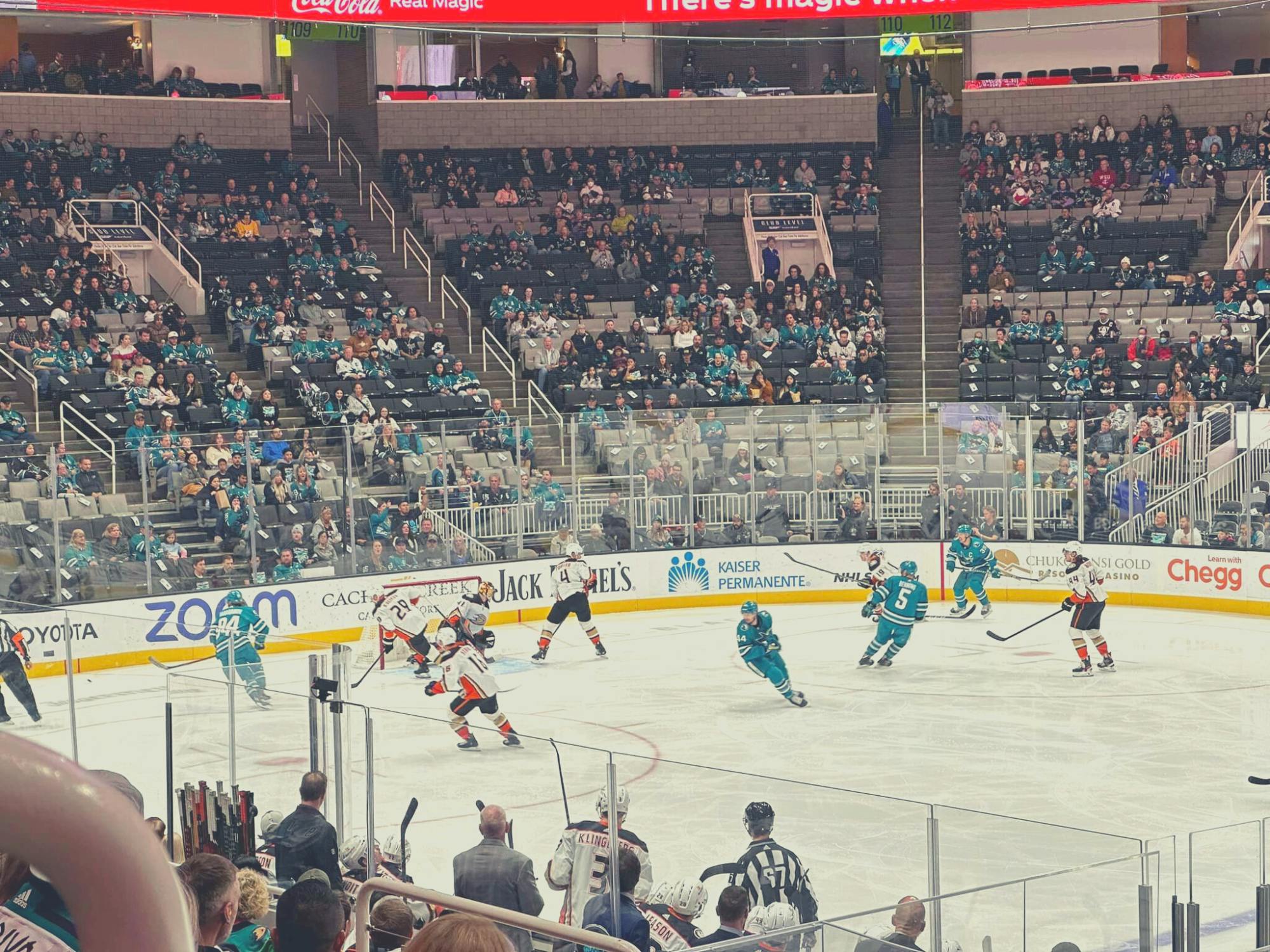 Eintrittskarte für das NHL-Spiel der San Jose Sharks im SAP Center