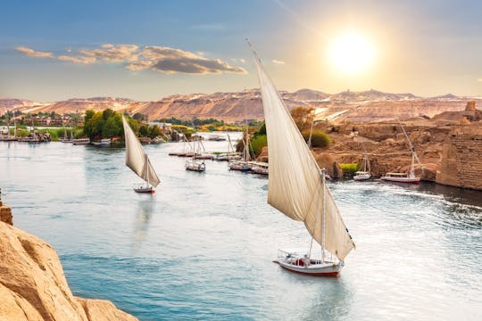 Tombs of the Nobles and Kitcheners Island with a felucca experience
