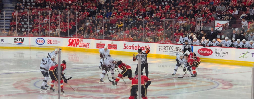 Eintrittskarte für das NHL-Spiel der Calgary Flames im Scotiabank Saddledome