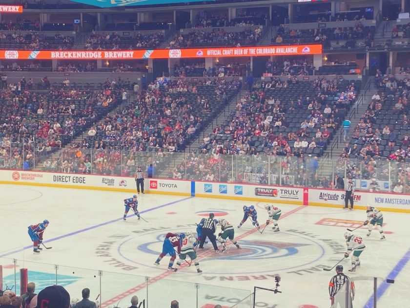 Colorado Avalanche NHL game ticket at Ball Arena musement