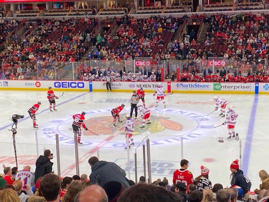 Ticket für das NHL-Spiel der Chicago Blackhawks im United Center