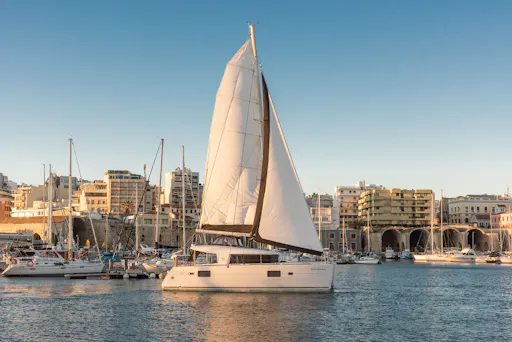 Sunset Catamaran Cruise from Rethymnon