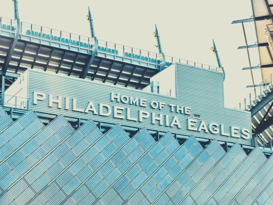 Ingresso para o jogo de futebol americano do Philadelphia Eagles