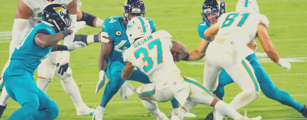 Miami Dolphins football game ticket at Hard Rock Stadium