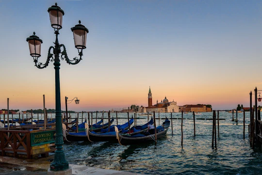 Gondola ride near St Mark’s Square with optional islands tour