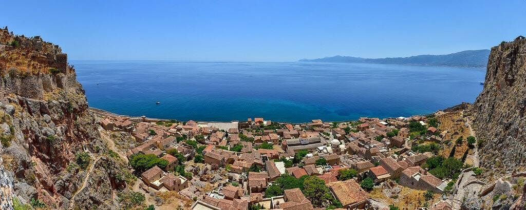 Château de Monemvasia avec visite guidée et temps libre