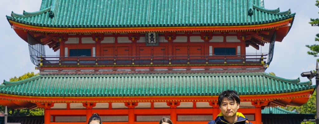 Passeio de bicicleta histórico por Kyoto com o Pavilhão Dourado
