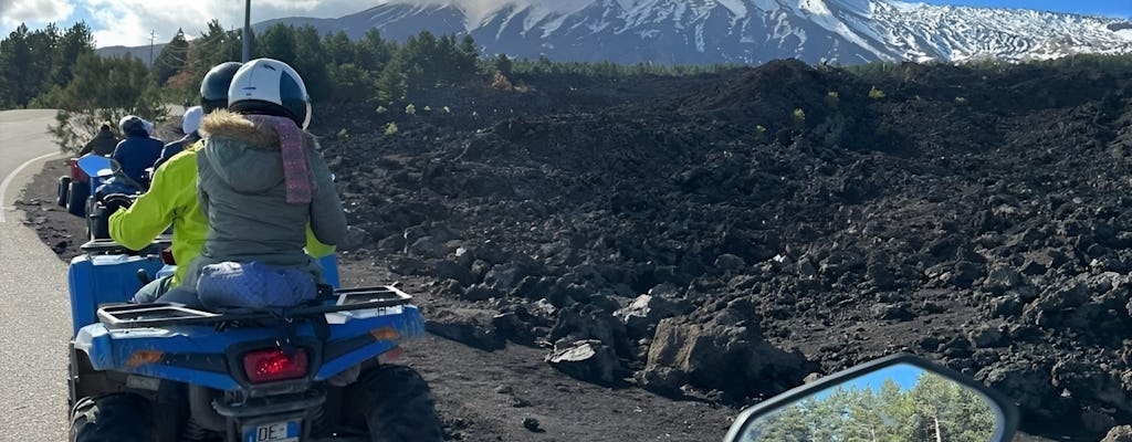 Mount Etna and Alcantara Gorges quad bike guided tour
