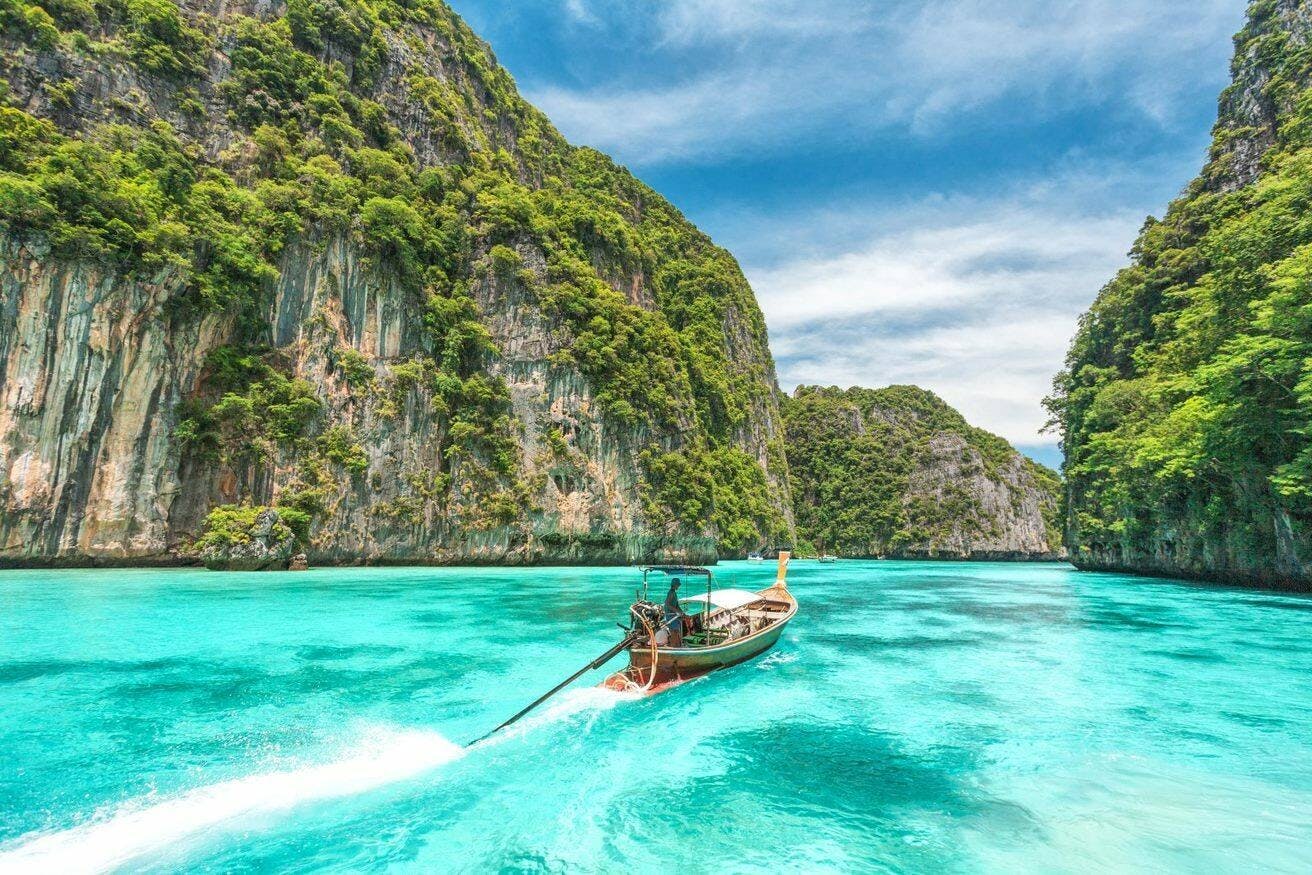 Giornata intera a Phi Phi e Khai Island in motoscafo