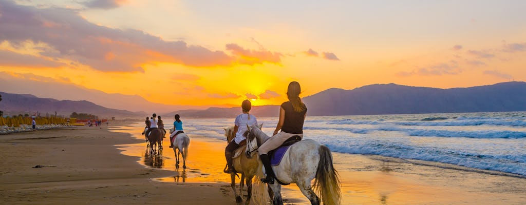 Equitazione sulla spiaggia di Bali e tour della cascata di Tibumana