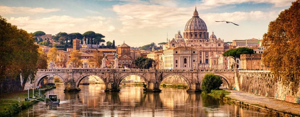 Tour di un'intera giornata a Roma e al Vaticano con pranzo a base di pizza e gelato