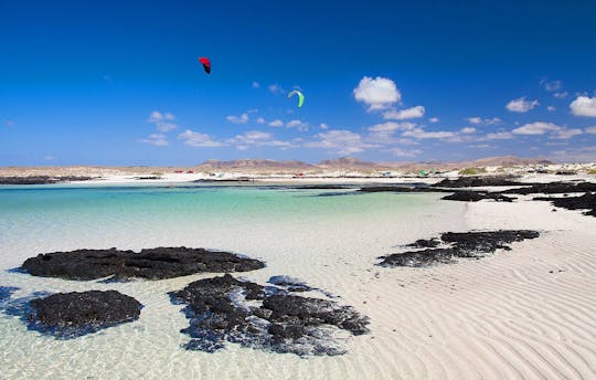 Kleingruppentour durch den Norden Fuerteventuras mit Corralejo vom Süden aus