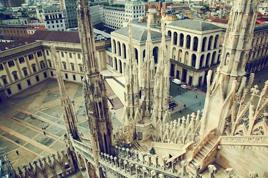 Visite guidée coupe-file du Duomo Skywalk et du Panorama de Milan