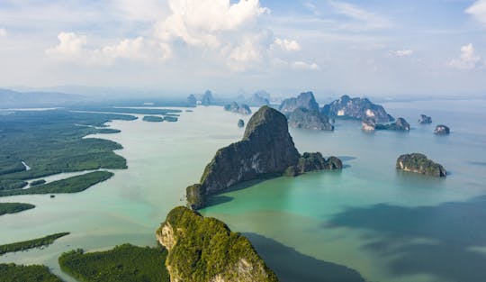 Excursion dans la baie de Phang Nga et sur l'île de Hong avec prise en charge à l'hôtel de Phuket