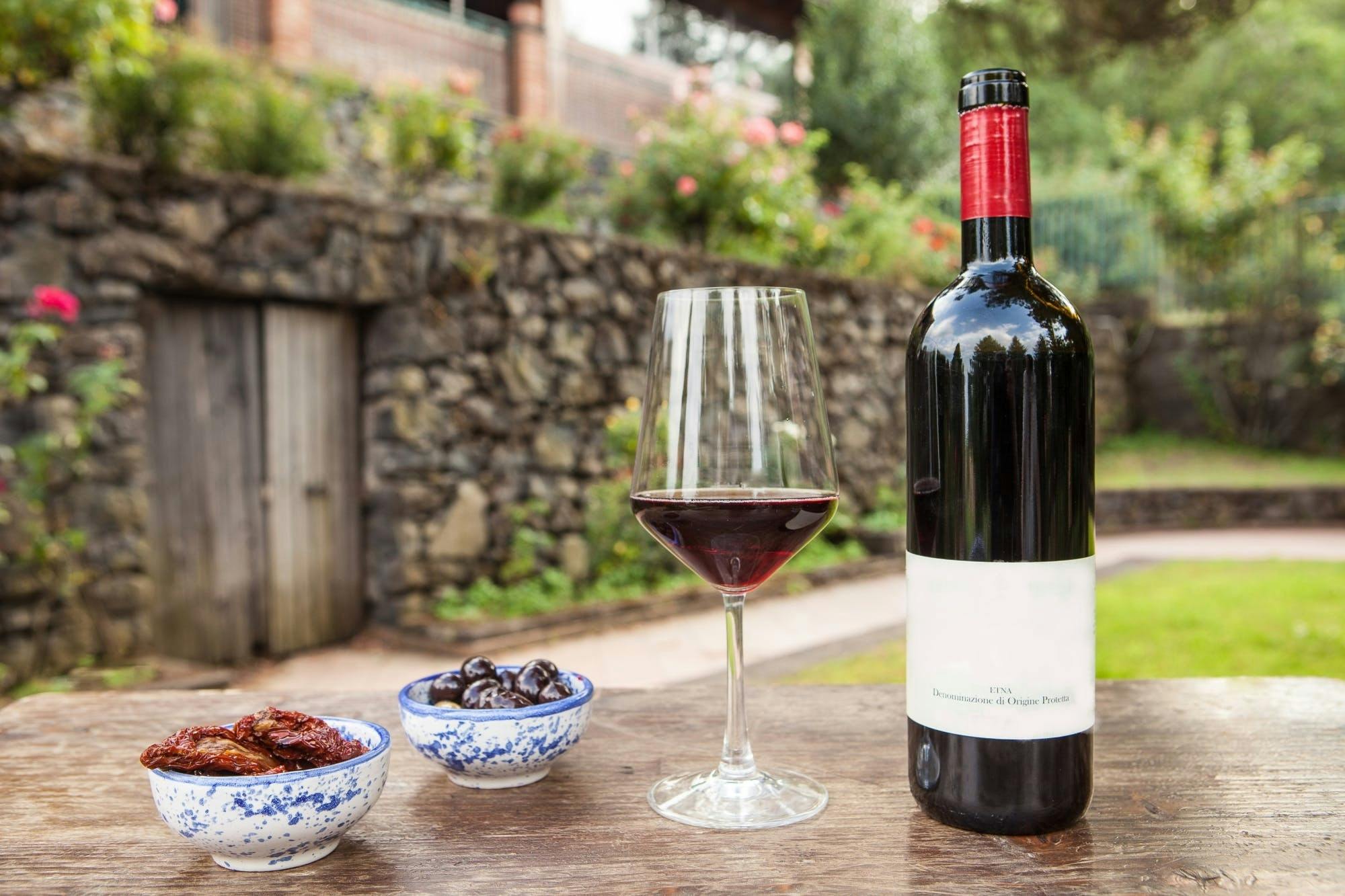 Wycieczka po winnicy i degustacja wina w Parku Narodowym Etna