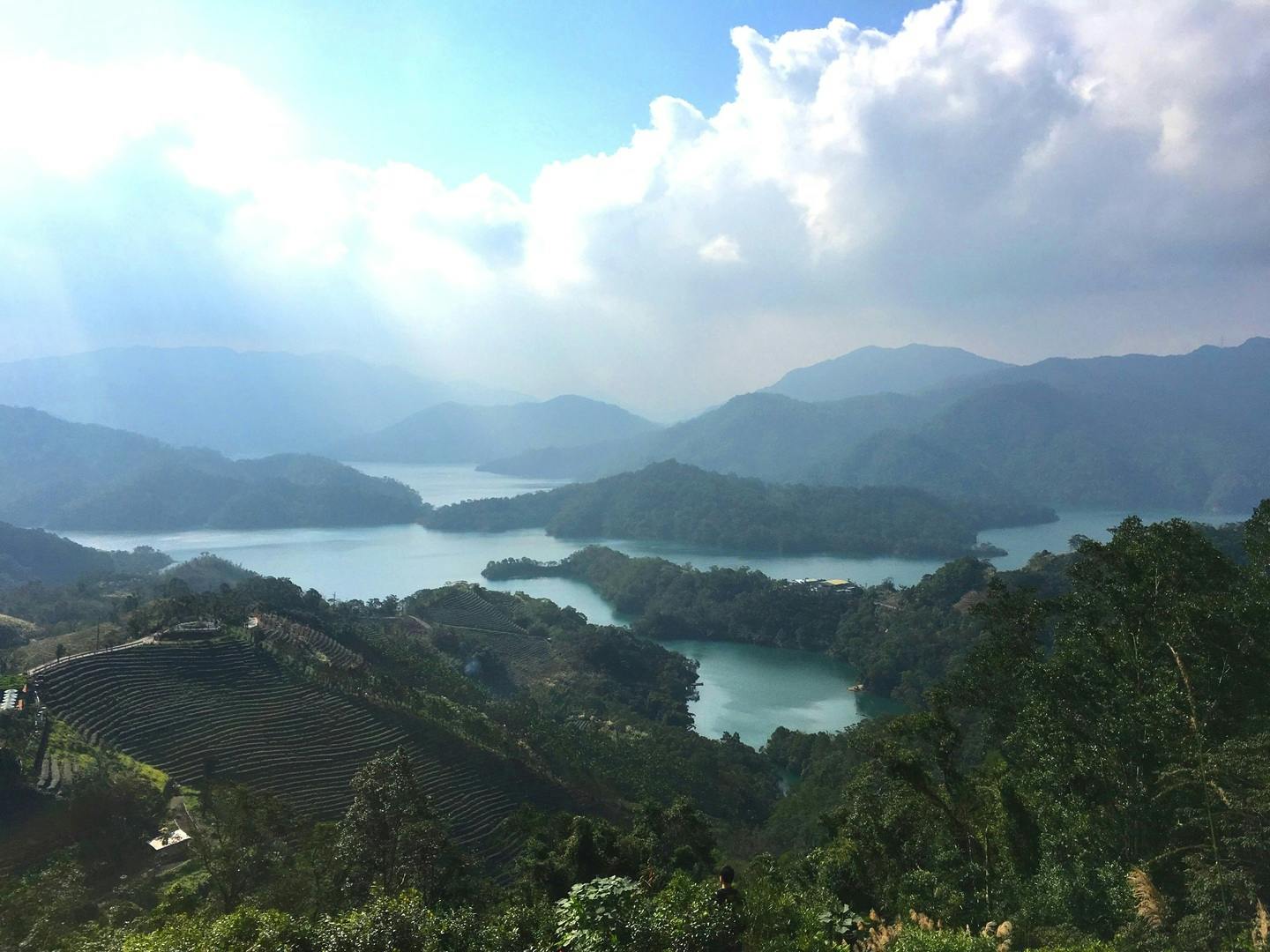 Thousand Island Lake Pinglin Tea Plantation from Taipei Musement