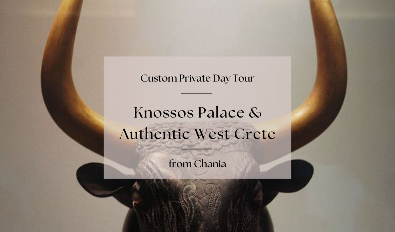 Visite privée du palais de Knossos et des villages crétois depuis La Canée