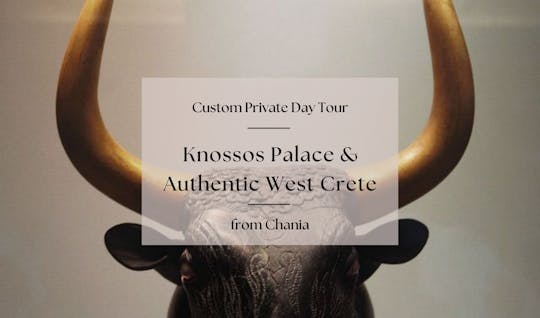 Tour privado pelo Palácio de Knossos e aldeias cretenses saindo de Chania