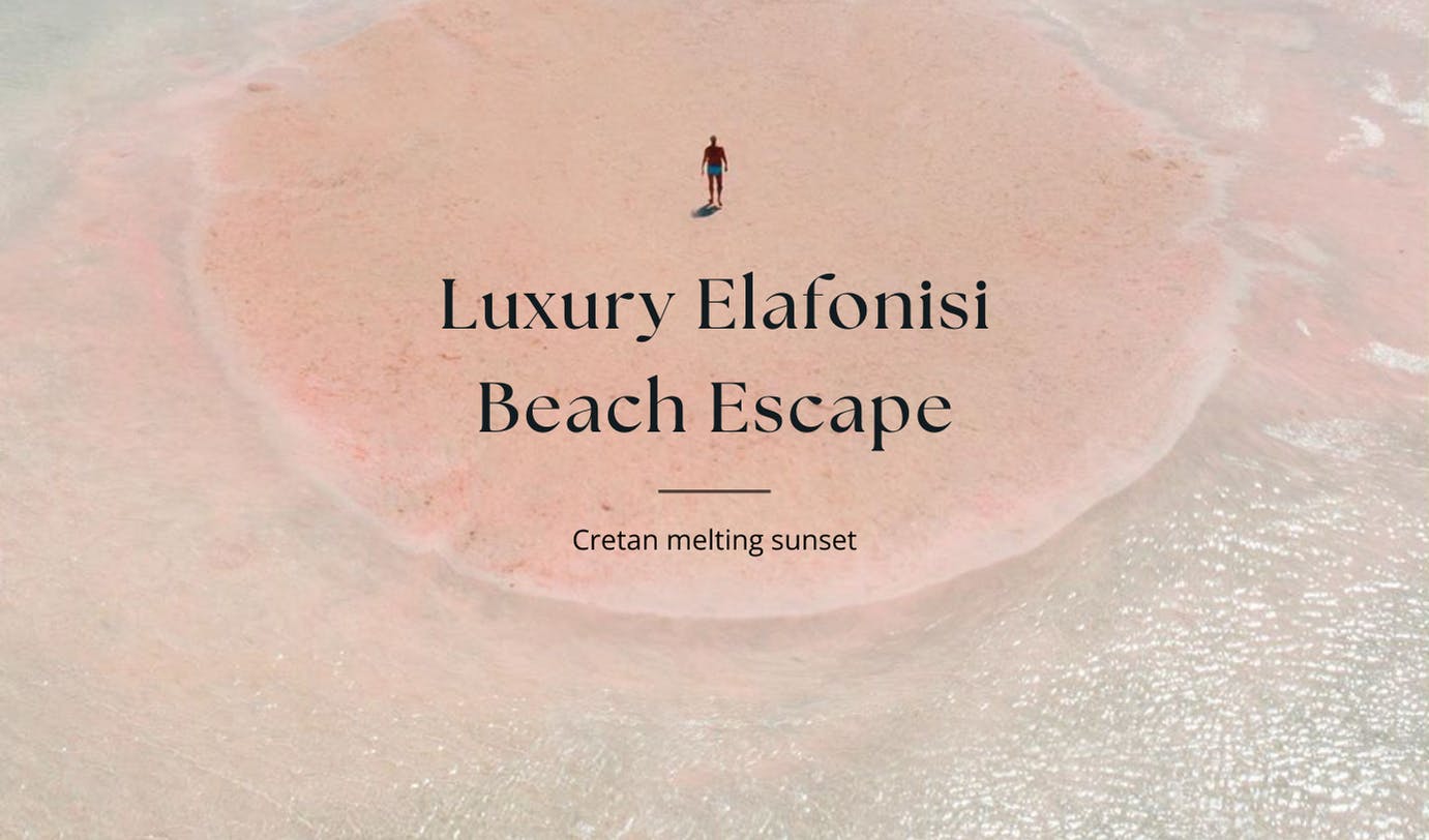 Visite privée de la plage d'Elafonissi depuis Héraklion, Réthymnon et La Canée