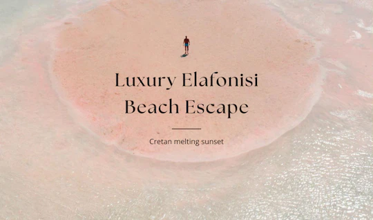 Private tour of Elafonissi beach from Heraklion, Rethymno and Chania