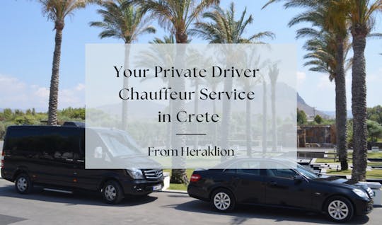 Serviços de motorista VIP em Creta para passeios diurnos e excursões em terra