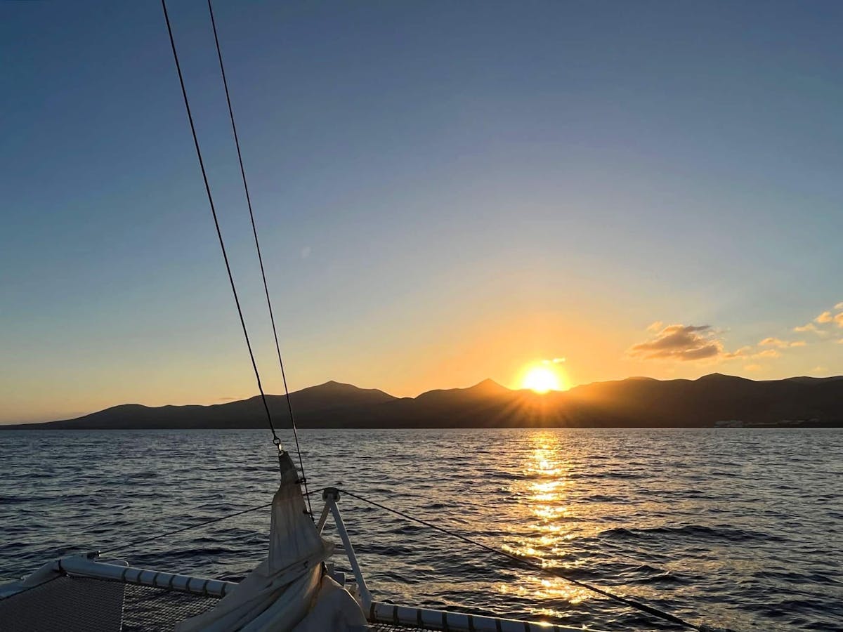 Lanzarote Sunset Dolphin Spotting Catamaran Cruise