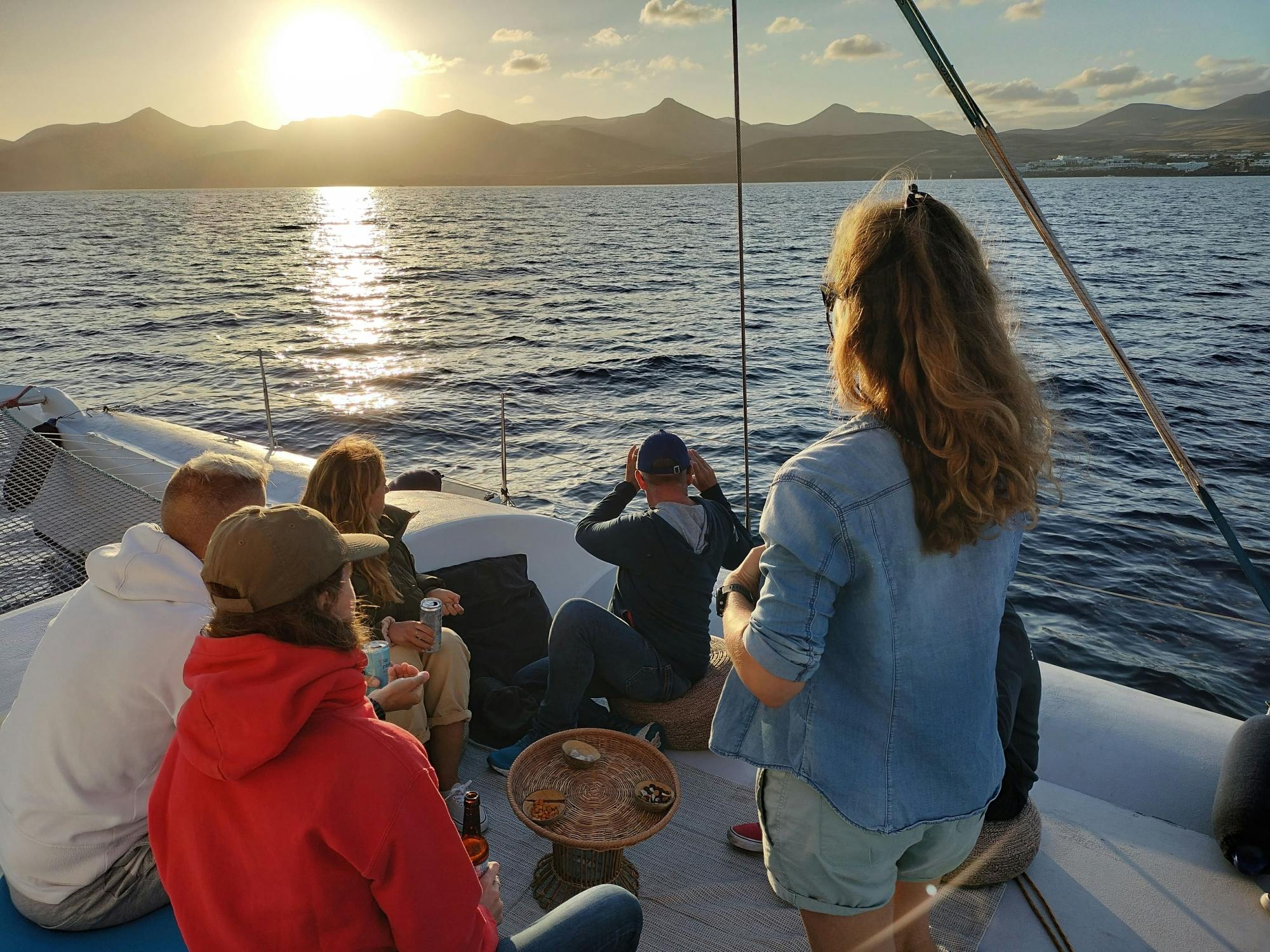 Lanzarote Sunset Dolphin Spotting Catamaran Cruise