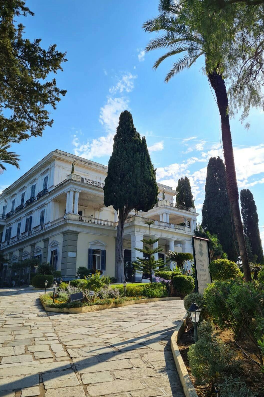 Corfu Town Tour with Achillion Palace and Paleokastritsa