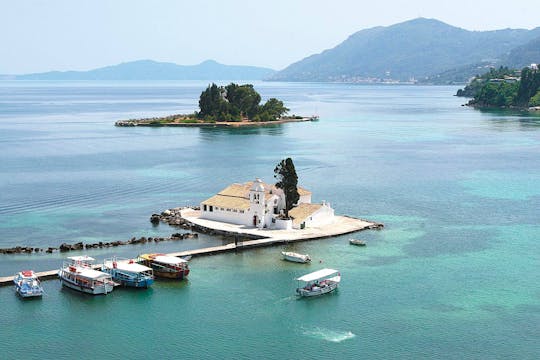 Small Group Corfu Tour with Achillion Palace and Paleokastritsa