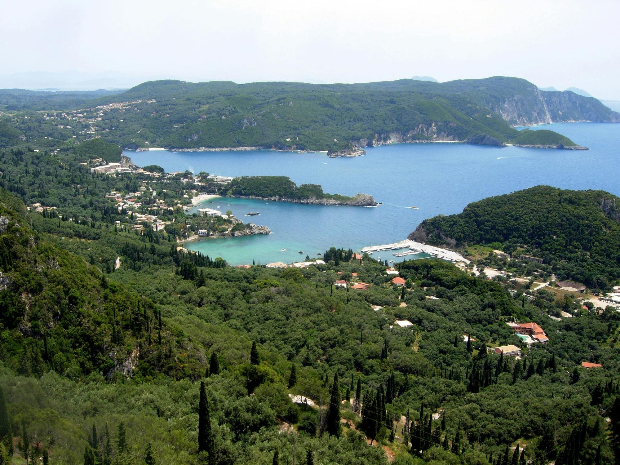 Small Group Corfu Tour with Achillion Palace and Paleokastritsa